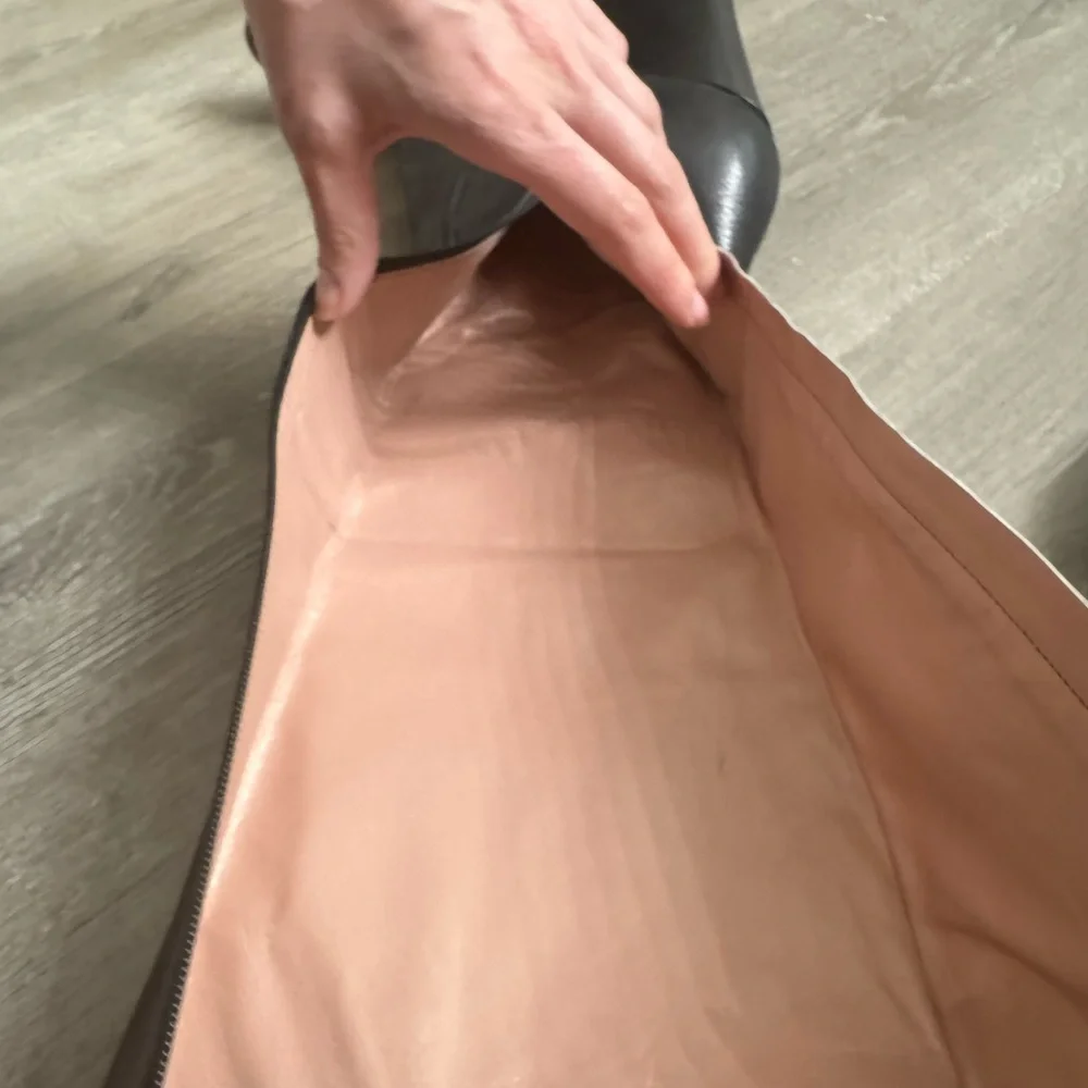 Nanette Lepore Femme Fatale Genuine Leather Boots in Grey. Size 8.5. Worn 3x. - Picture 7 of 9